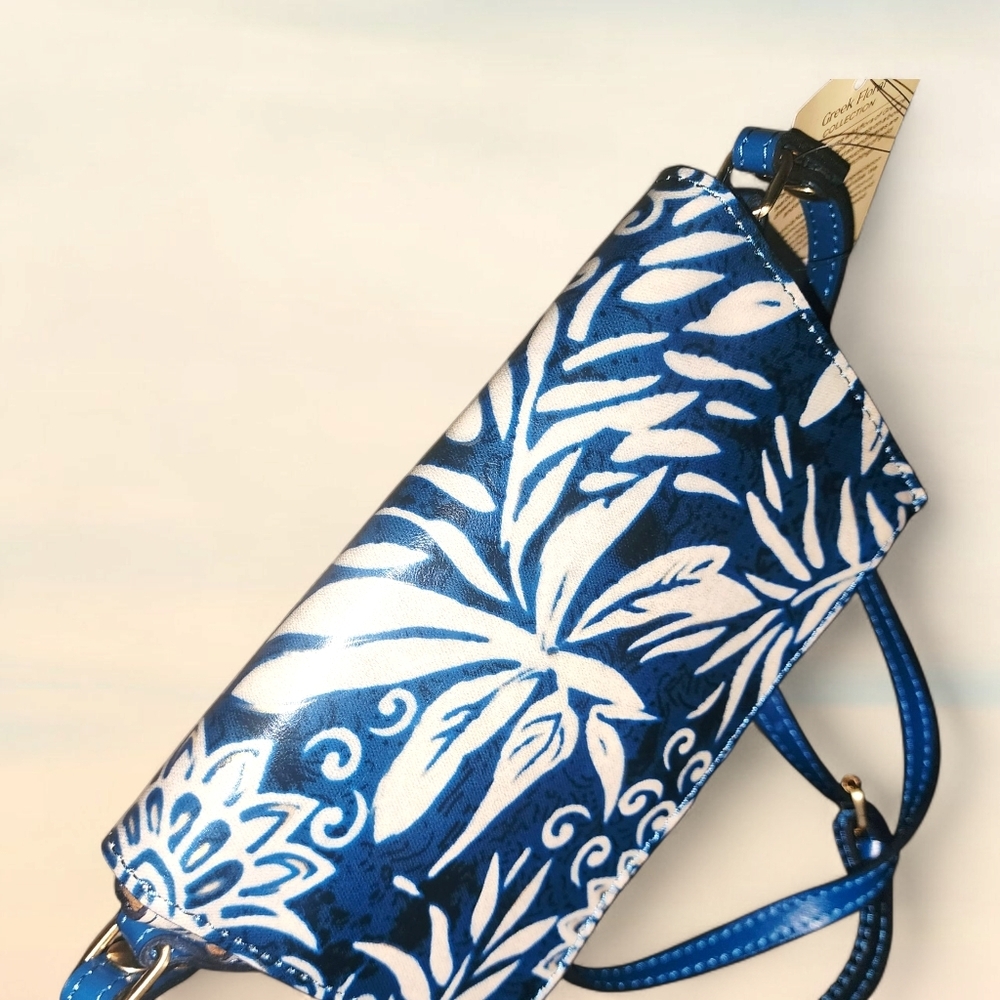 PATRICIA NASH Corfu Crossbody Greek Floral Print - Picture 5 of 10